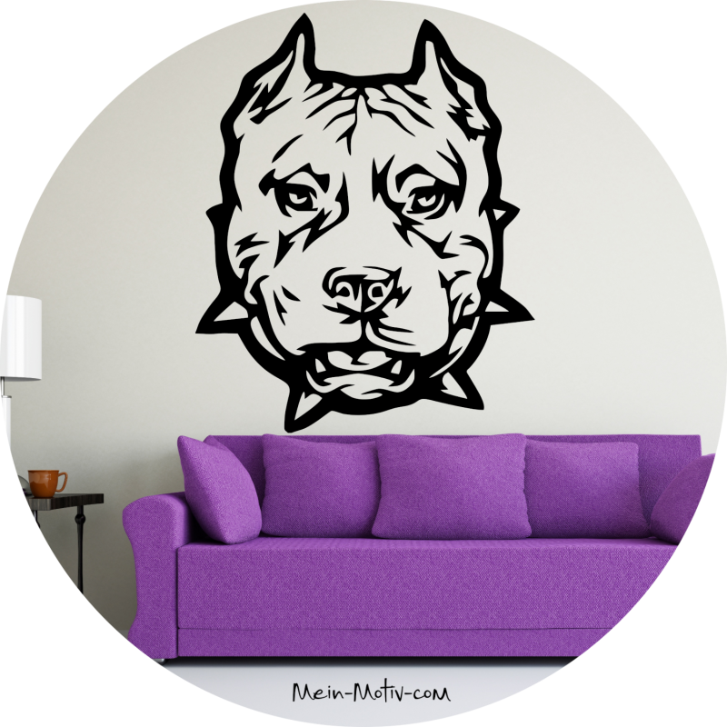 Wandtattoo 12020 Staffordshire Bullterrier